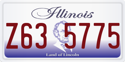 IL license plate Z635775