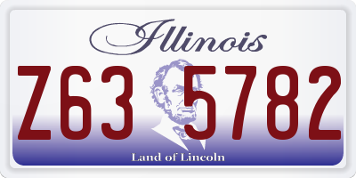 IL license plate Z635782
