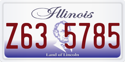 IL license plate Z635785