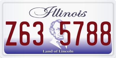 IL license plate Z635788