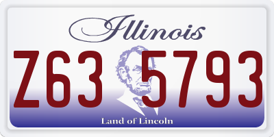 IL license plate Z635793