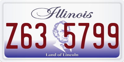 IL license plate Z635799