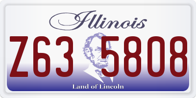 IL license plate Z635808