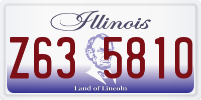IL license plate Z635810