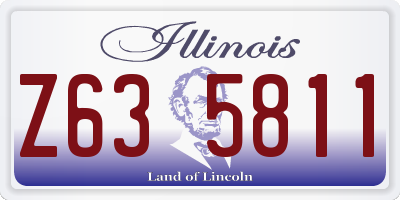 IL license plate Z635811