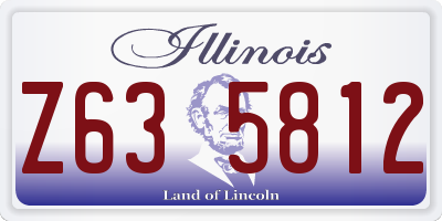IL license plate Z635812