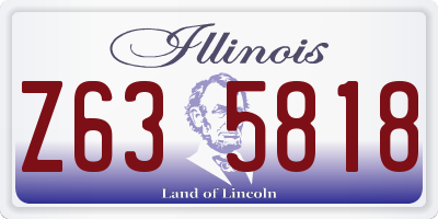 IL license plate Z635818