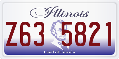 IL license plate Z635821
