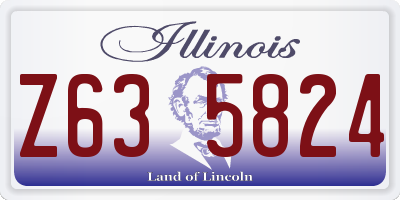 IL license plate Z635824
