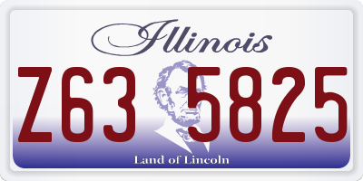 IL license plate Z635825