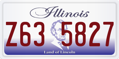 IL license plate Z635827