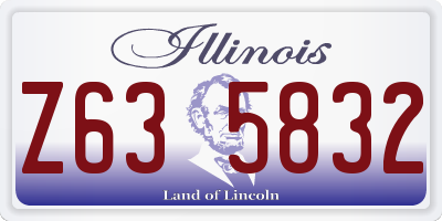 IL license plate Z635832