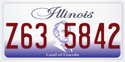 IL license plate Z635842