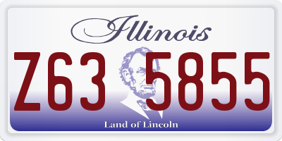 IL license plate Z635855