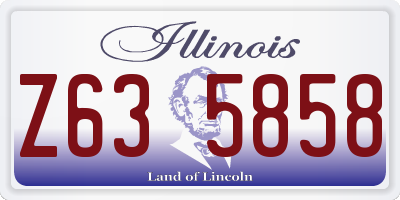 IL license plate Z635858