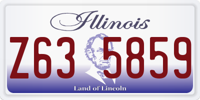 IL license plate Z635859
