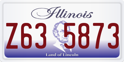 IL license plate Z635873