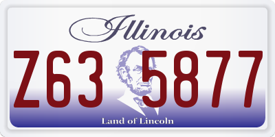 IL license plate Z635877
