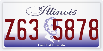 IL license plate Z635878