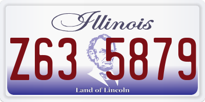 IL license plate Z635879
