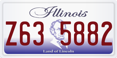 IL license plate Z635882