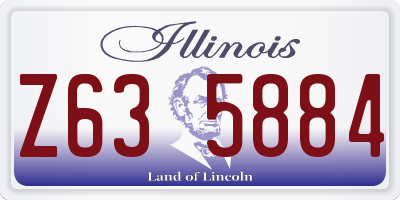 IL license plate Z635884