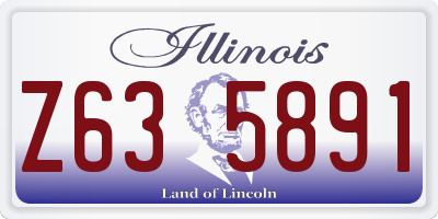IL license plate Z635891