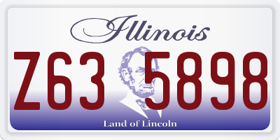 IL license plate Z635898