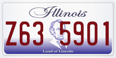 IL license plate Z635901