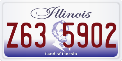 IL license plate Z635902