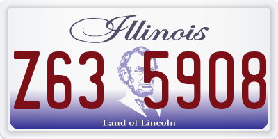 IL license plate Z635908
