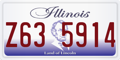 IL license plate Z635914
