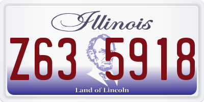 IL license plate Z635918