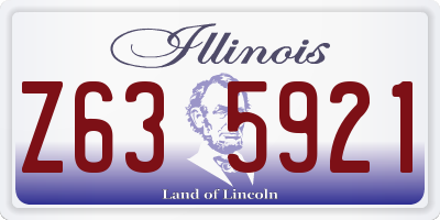 IL license plate Z635921