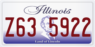 IL license plate Z635922