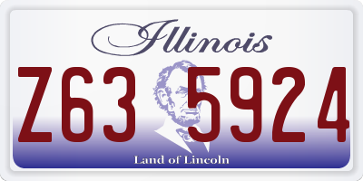 IL license plate Z635924