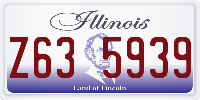 IL license plate Z635939