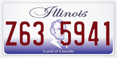 IL license plate Z635941