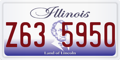 IL license plate Z635950