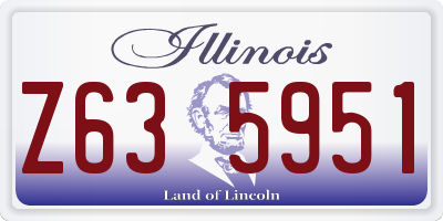 IL license plate Z635951