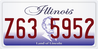 IL license plate Z635952