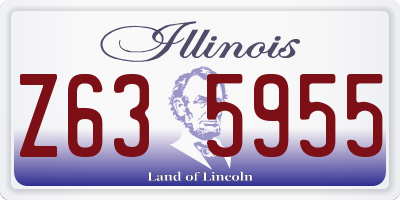 IL license plate Z635955