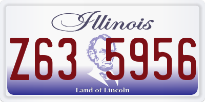 IL license plate Z635956