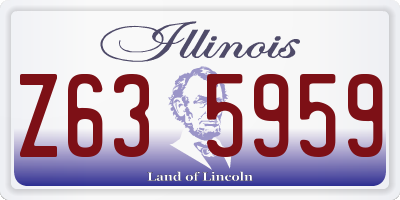 IL license plate Z635959