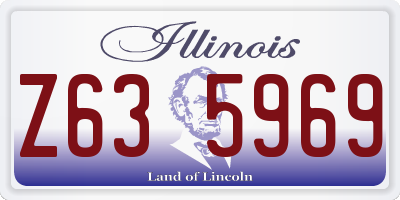 IL license plate Z635969