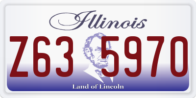 IL license plate Z635970