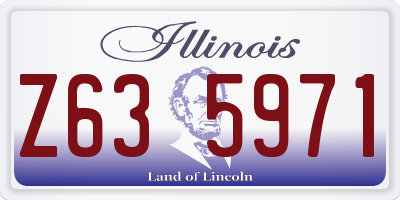 IL license plate Z635971