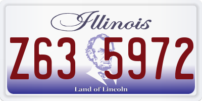 IL license plate Z635972