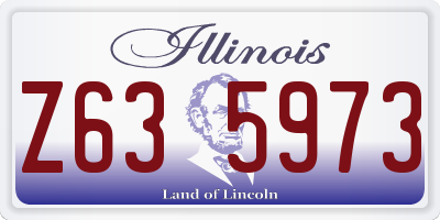 IL license plate Z635973