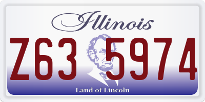 IL license plate Z635974